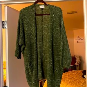 Universal thread, cardigan, bottomless with two pockets